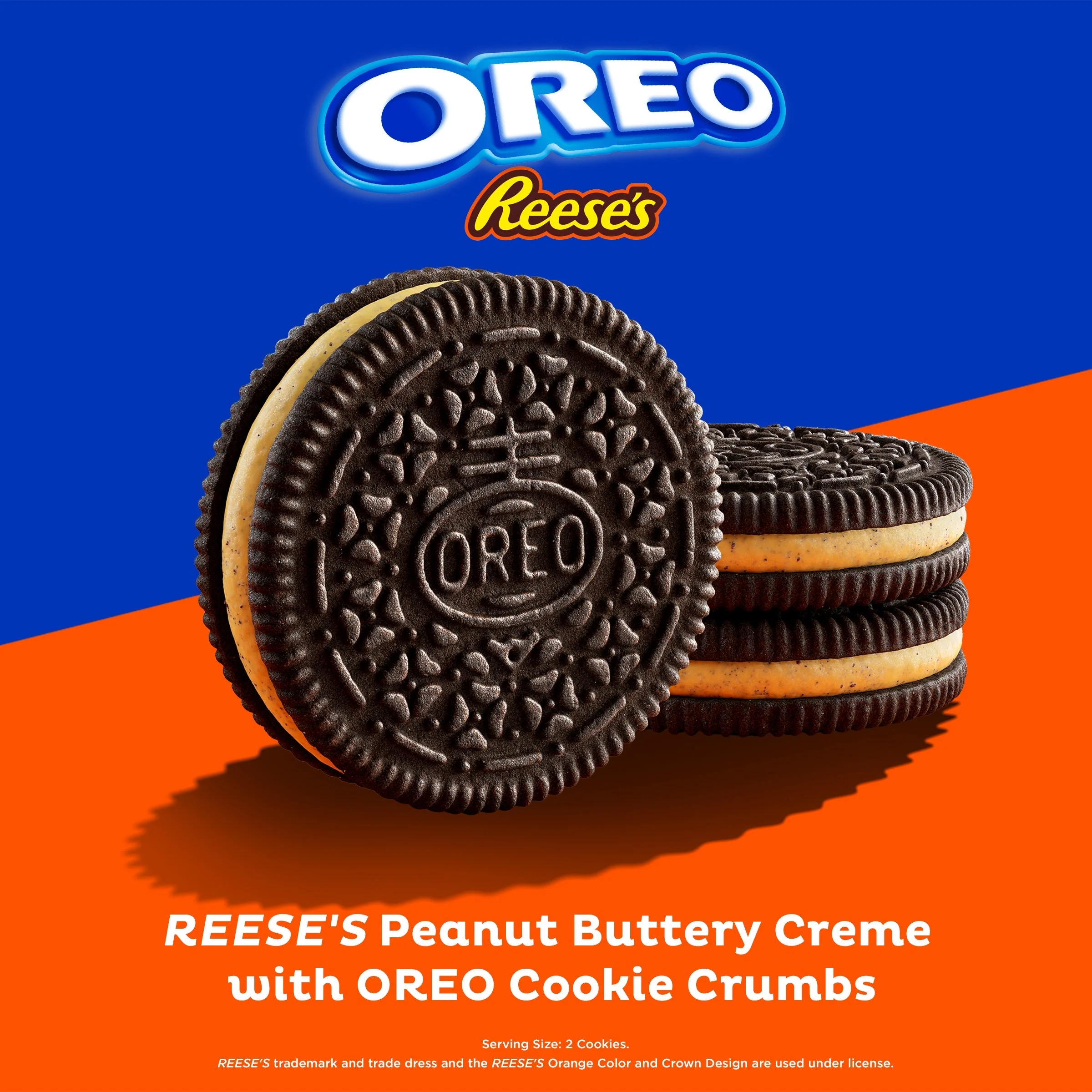 Peanut Buttery Creme Chocolate Sandwich Cookies, 2 Pack - Image 5