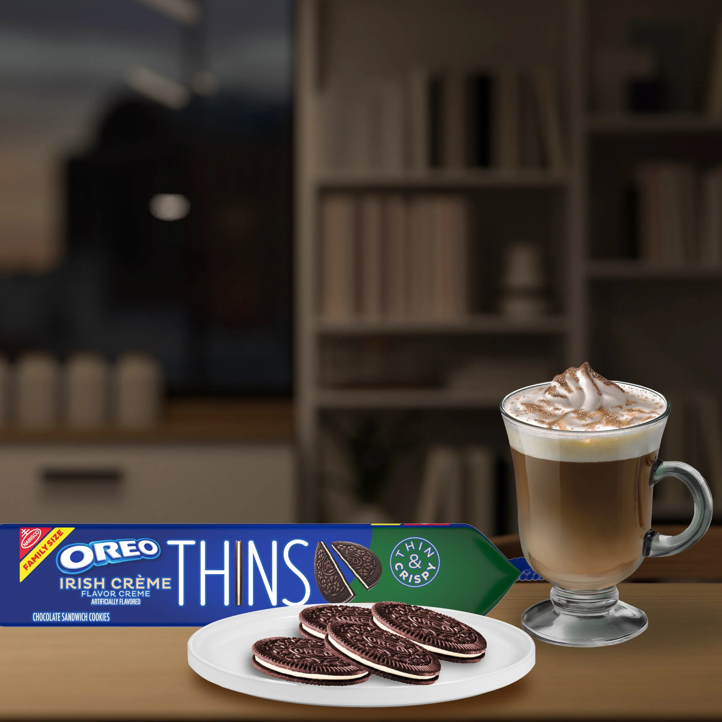 Thins Irish Crème Chocolate Sandwich Cookies, Family Size, 2 Pack - Image 5